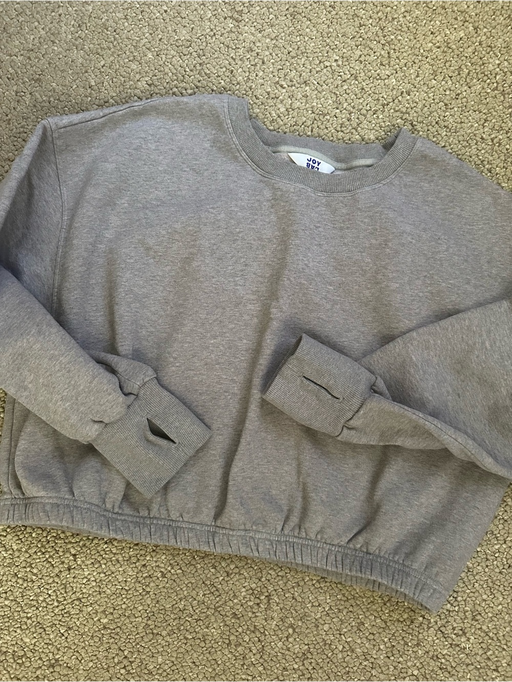 JoyLab Woman’s Heather Gray Crewneck Sweatshirt